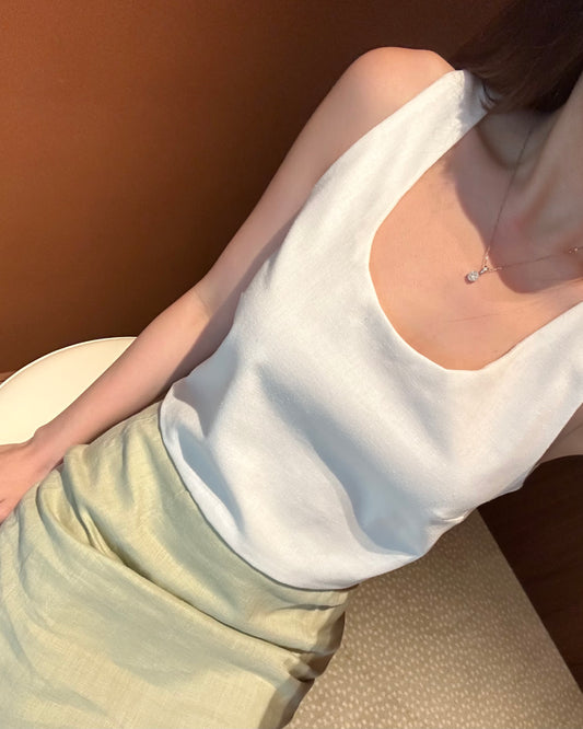 linen tank top