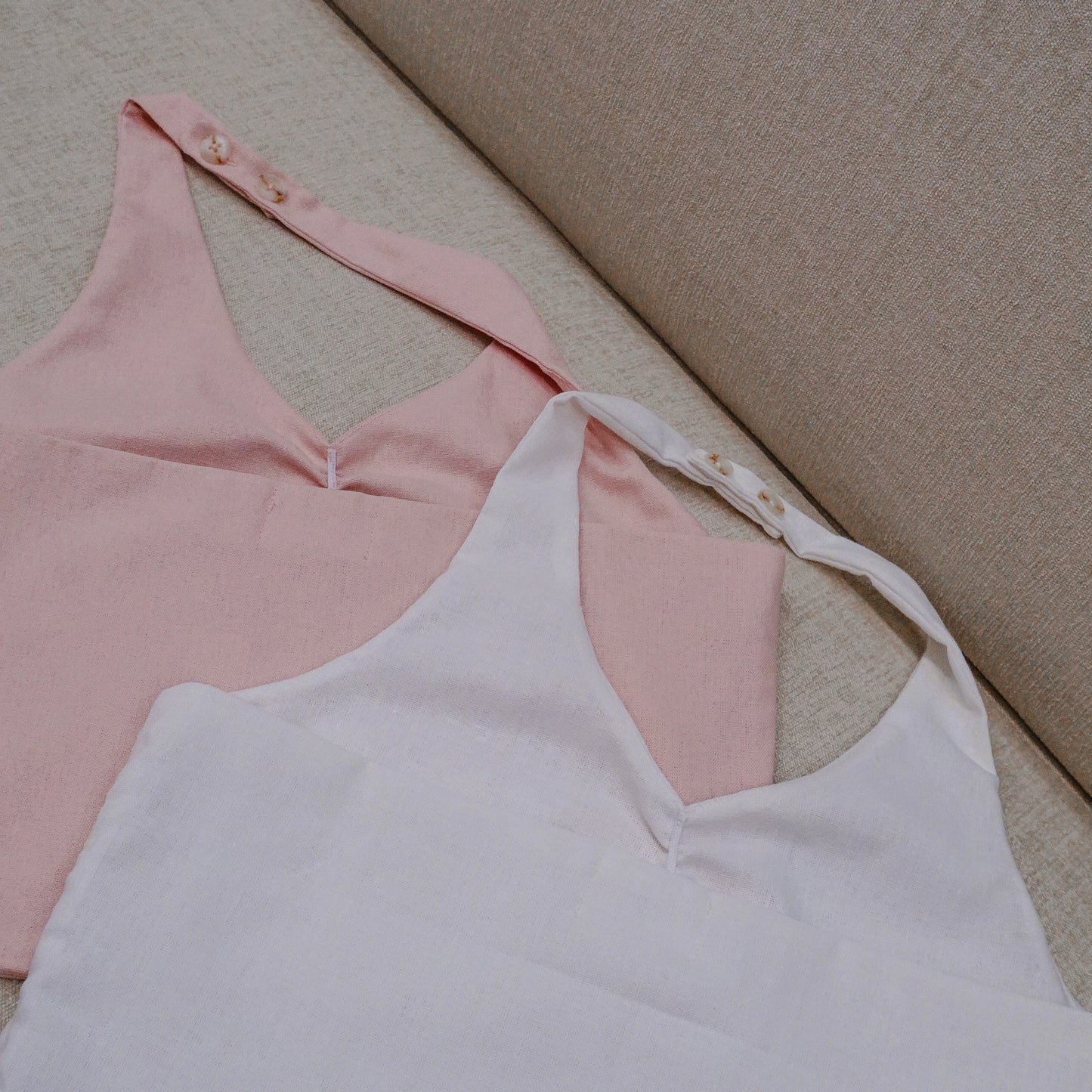 linen halter top